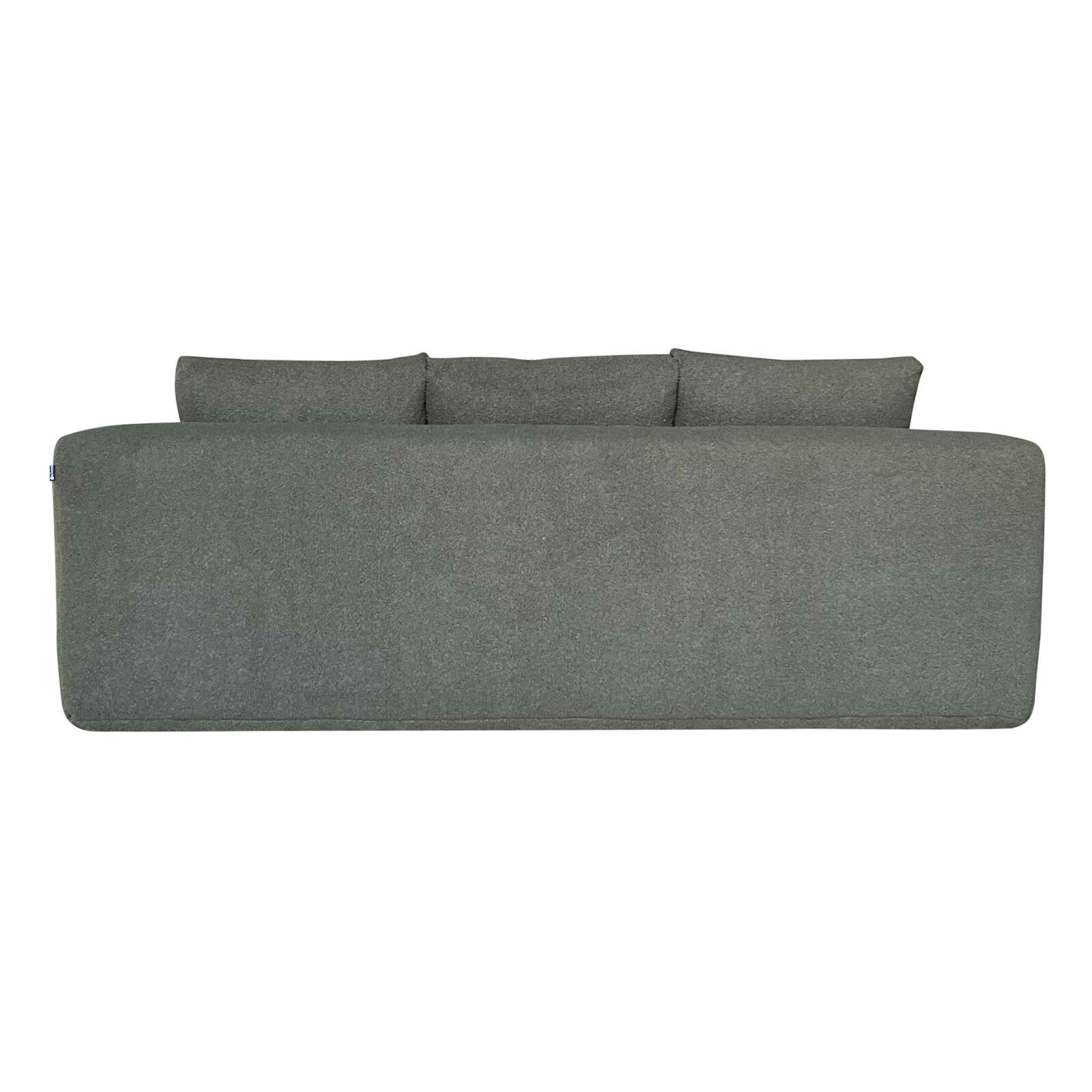 Divano 3 posti in tessuto spugna con cuscini Divano 3 posti in tessuto spugna con cuscini