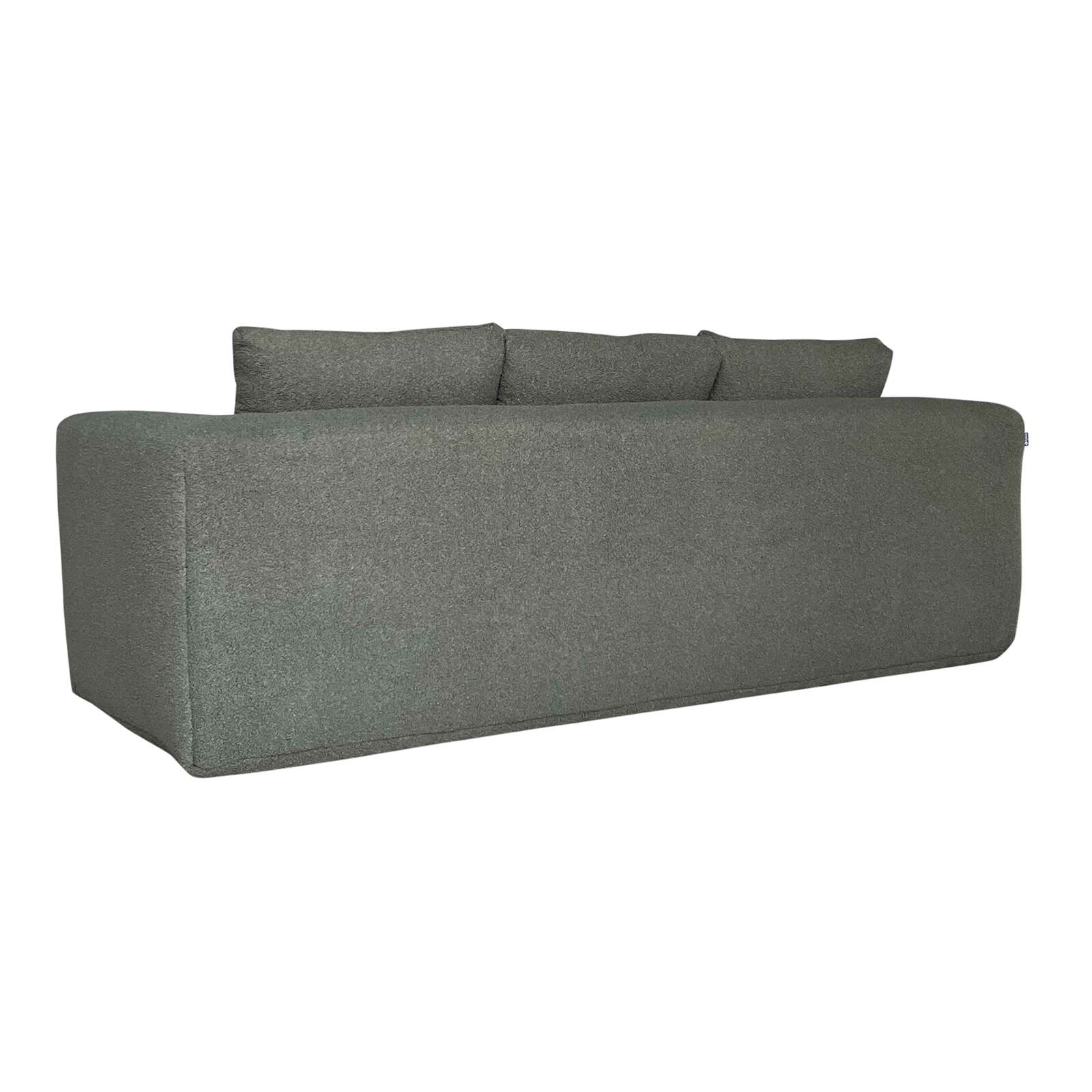 Divano 3 posti in tessuto spugna con cuscini Divano 3 posti in tessuto spugna con cuscini