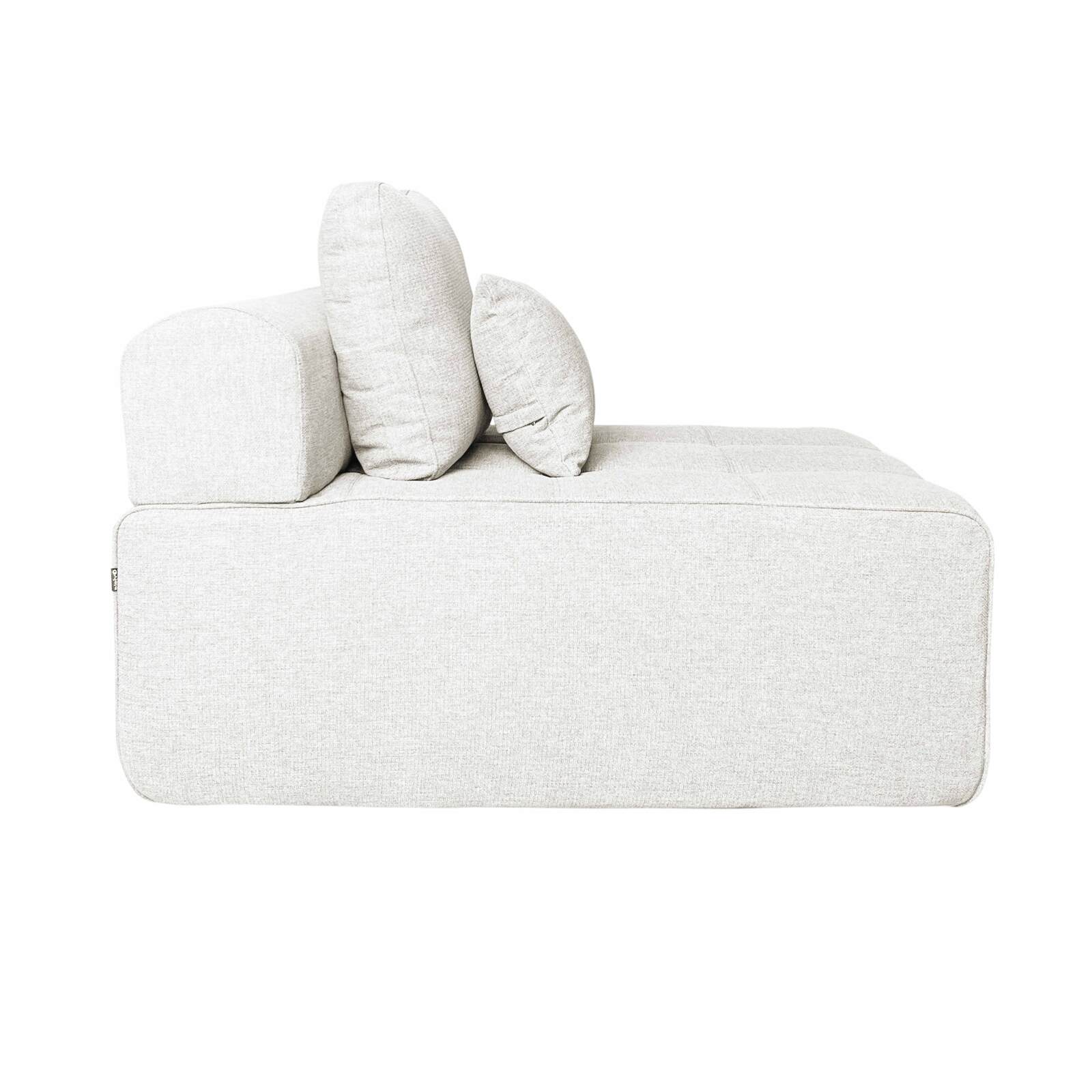 Modulo centrale 1 posto per divano in tessuto con cuscini Modulo centrale 1 posto per divano in tessuto con cuscini