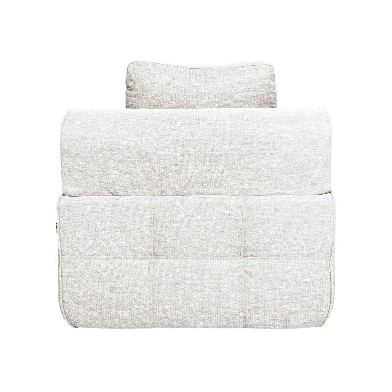 Modulo centrale 1 posto per divano in tessuto con cuscini (4/7)