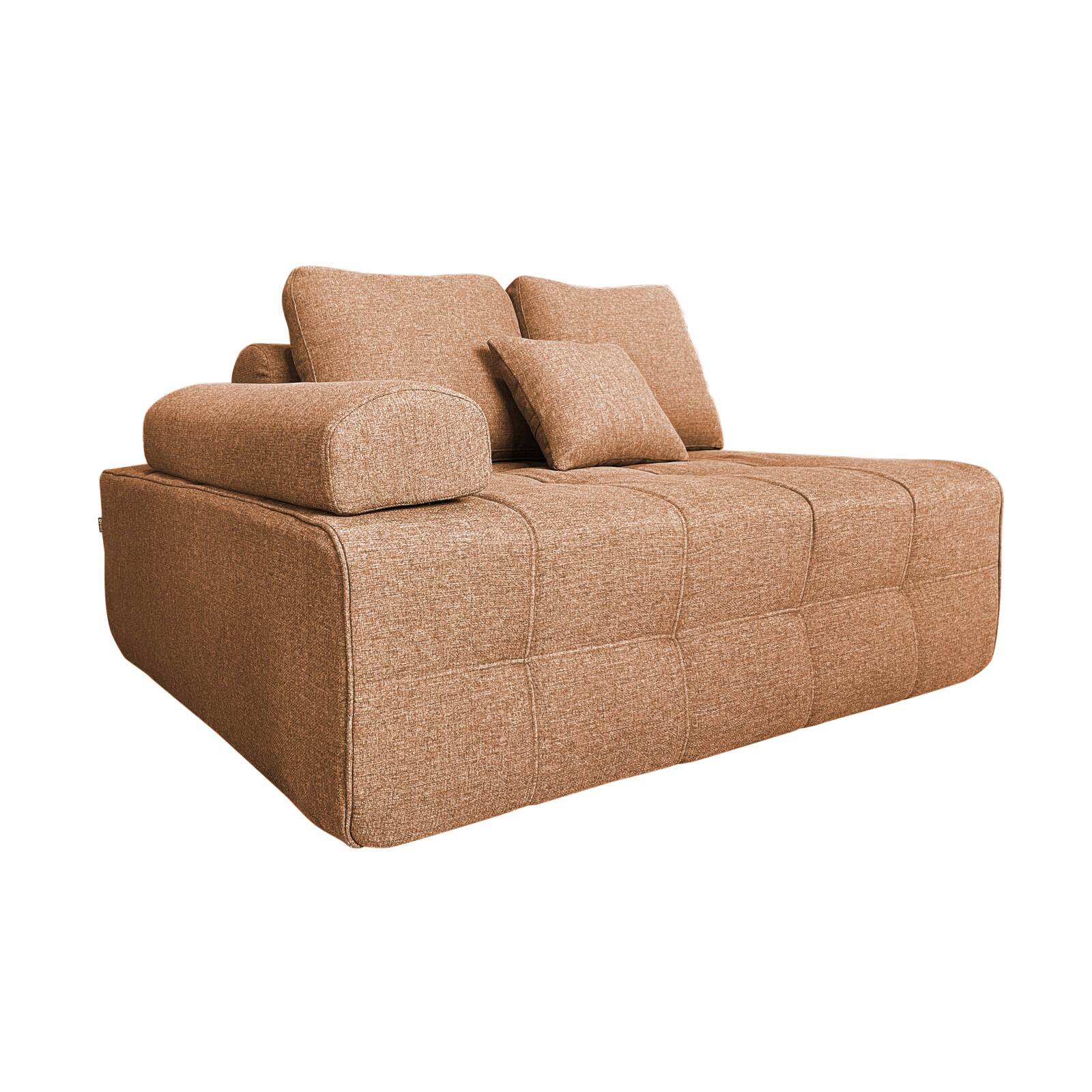 Divano 4 posti in tessuto con cuscini