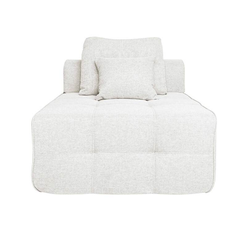 Divano 5 posti in tessuto con cuscini (5/7)