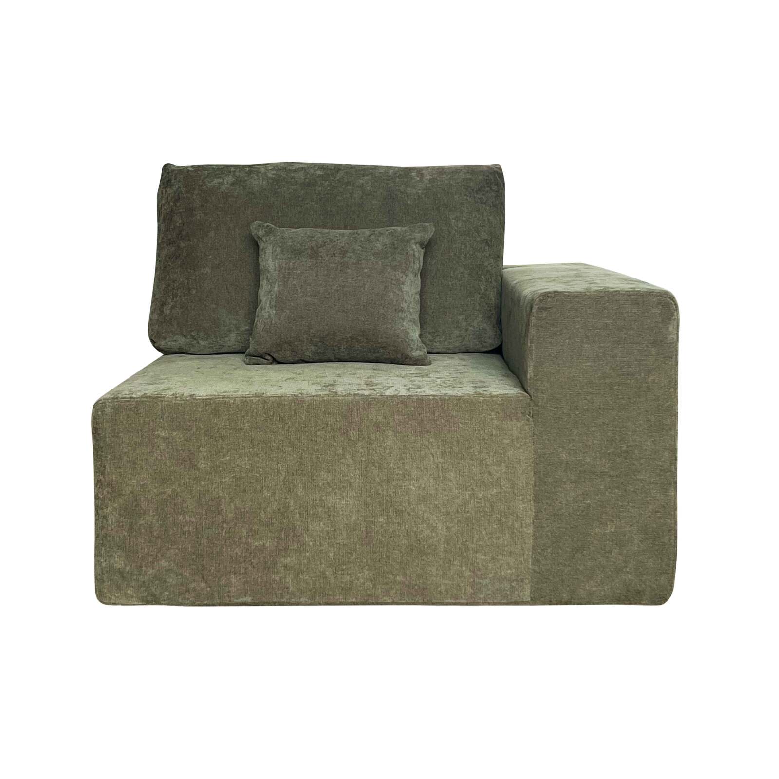 Modulo sinistra 1 posto per divano in tessuto con cuscini
 Modulo sinistra 1 posto per divano in tessuto con cuscini