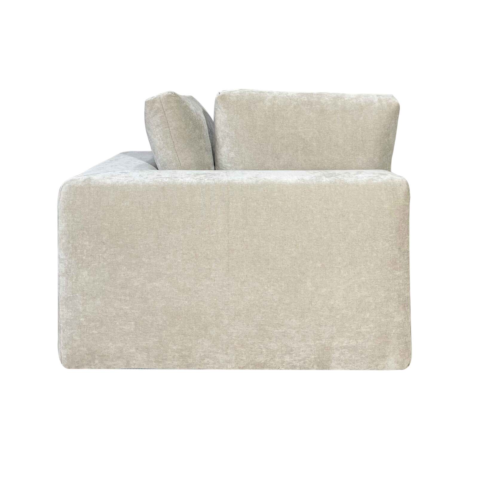 Modulo Giusto 1 posto per divano in tessuto con cuscini