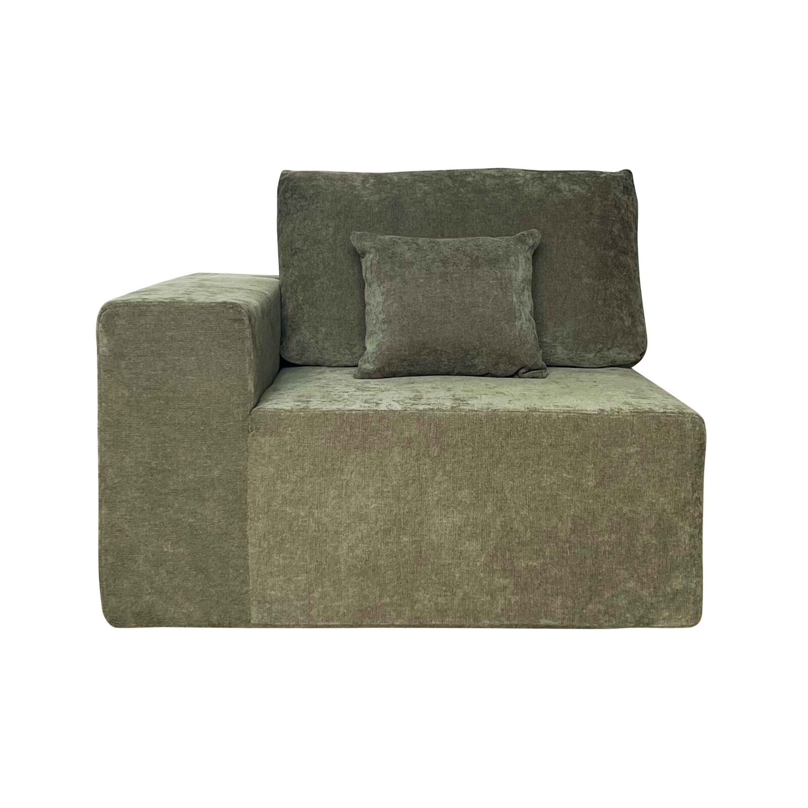 Divano 2 posti in tessuto con cuscini
