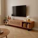 Mobile TV in effetto legno 160 cm