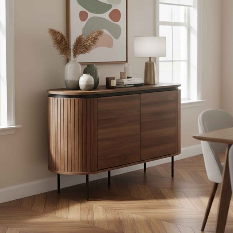 Buffet effetto legno 2 ante 120 cm