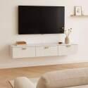 Mobile TV sospeso 200 cm stile moderno