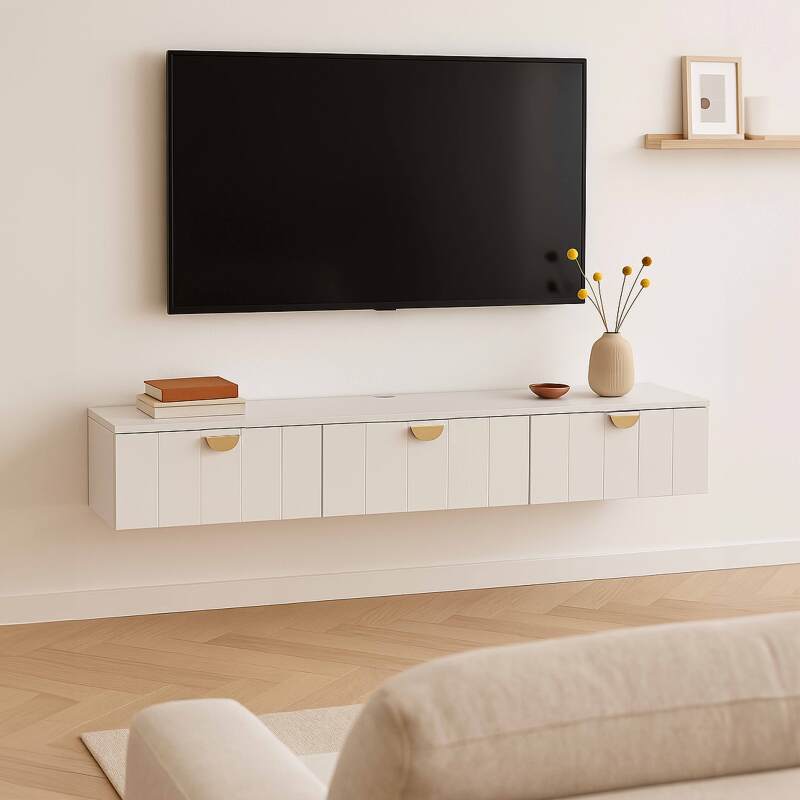 Mobile TV sospeso 200 cm stile moderno