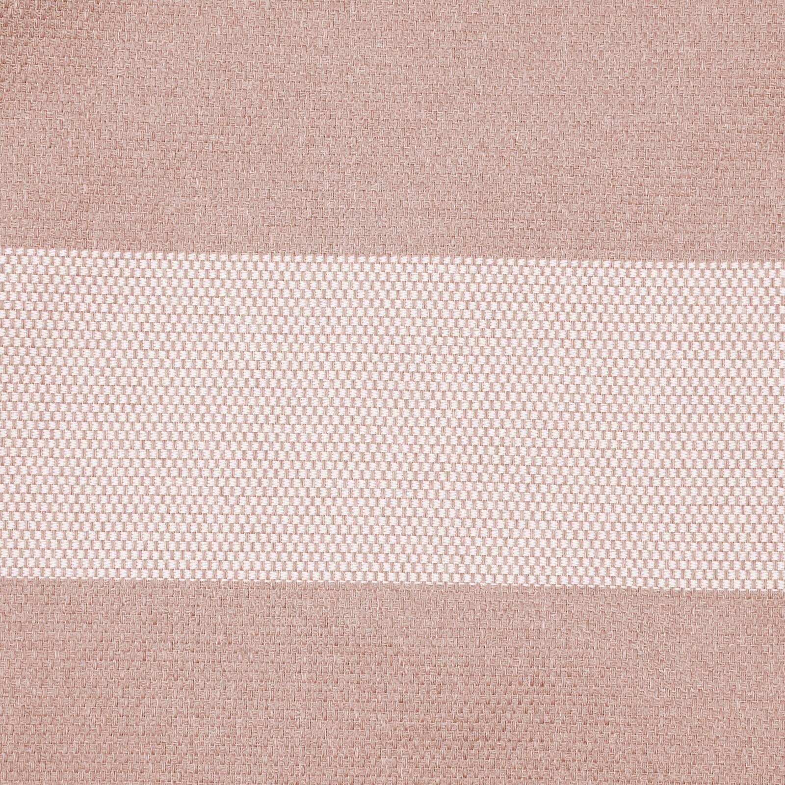 Pouf a righe per divano modulare da esterno