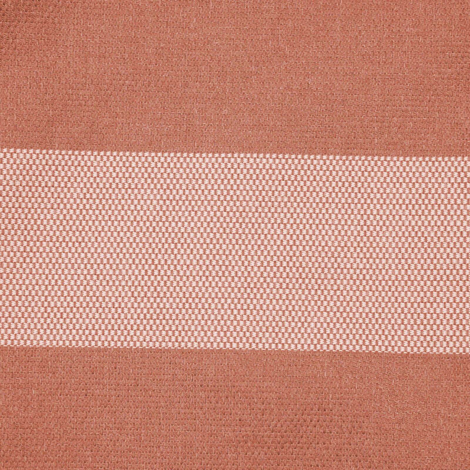 Pouf a righe per divano modulare da esterno