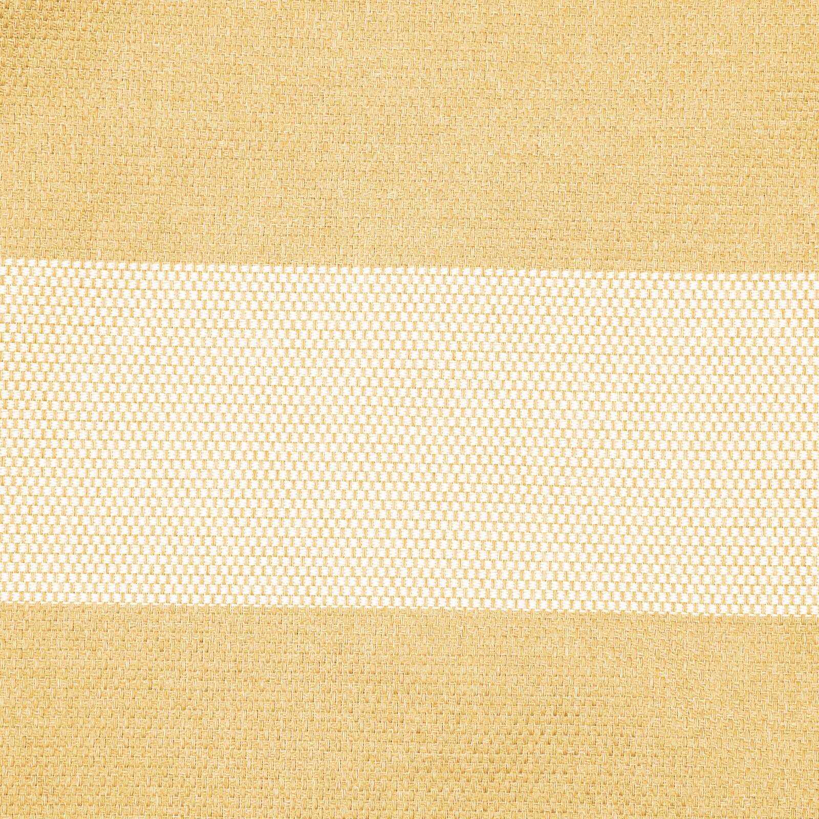 Pouf a righe per divano modulare da esterno