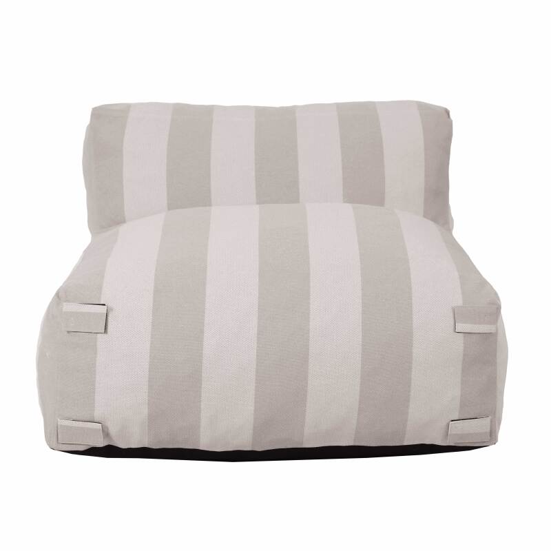 Poltrona a righe per divano modulare da esterno (2/6)