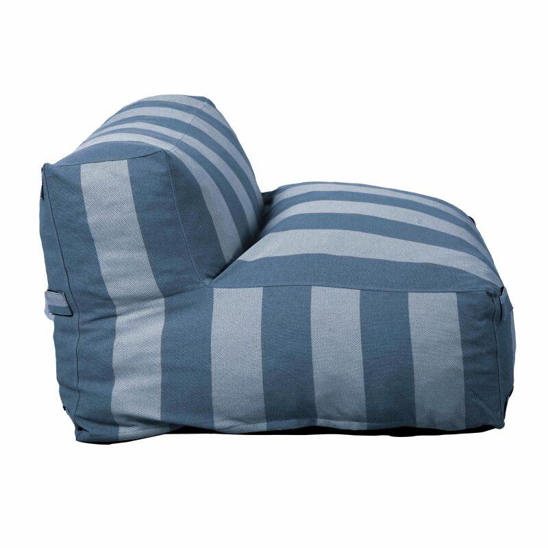 Poltrona a righe per divano modulare da esterno (2/6)