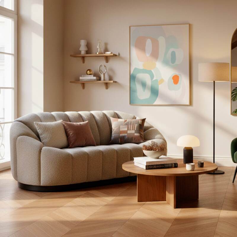 Divano 2 posti in tessuto