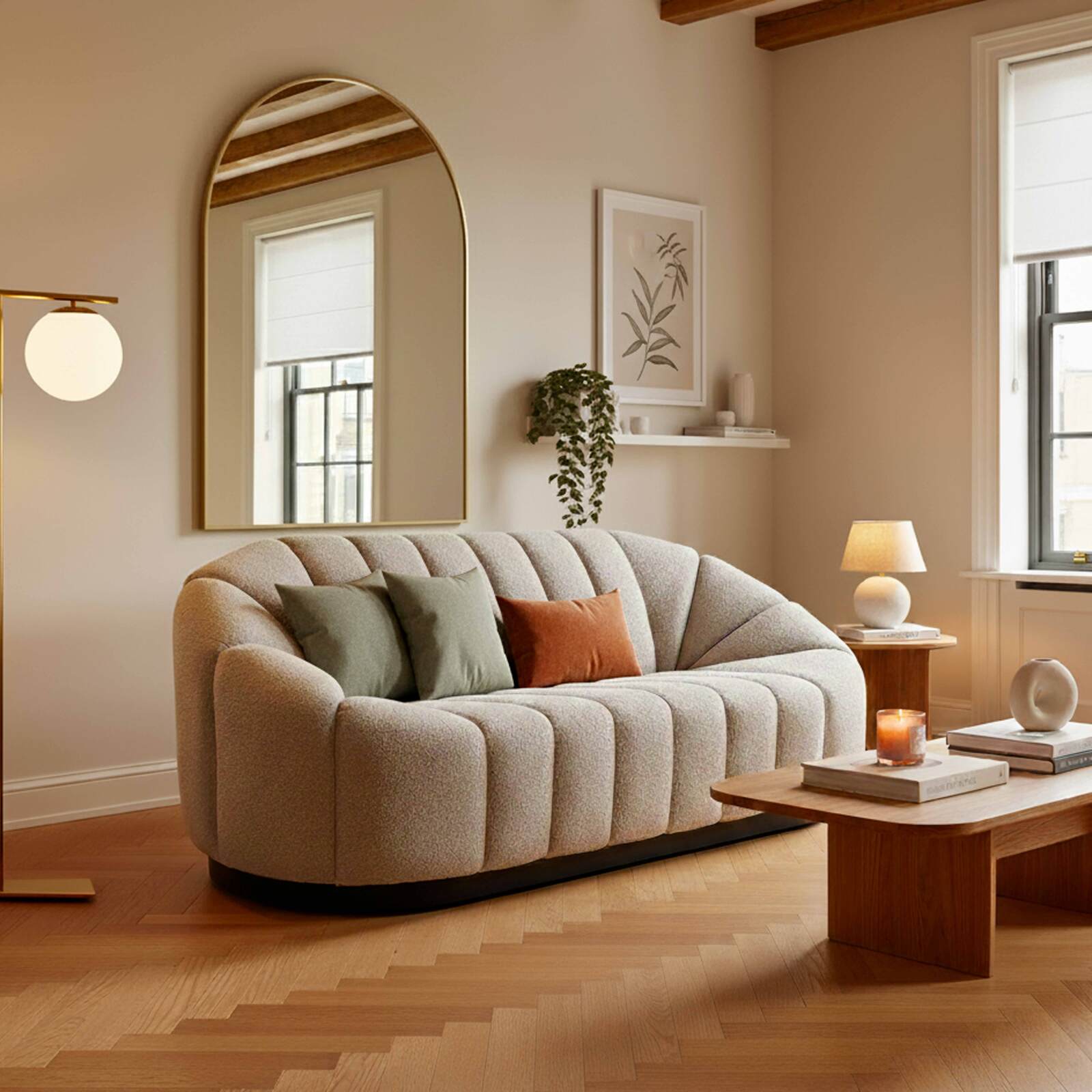 Divano 2 posti in tessuto