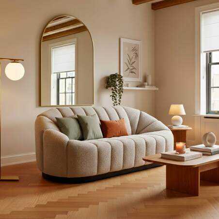 Divano 2 posti in tessuto (2/7)