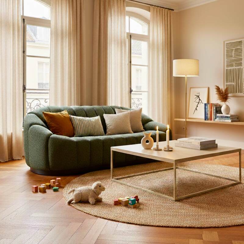 Divano 2 posti in tessuto