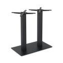 Gamba da tavolo doppia in metallo da 72 cm