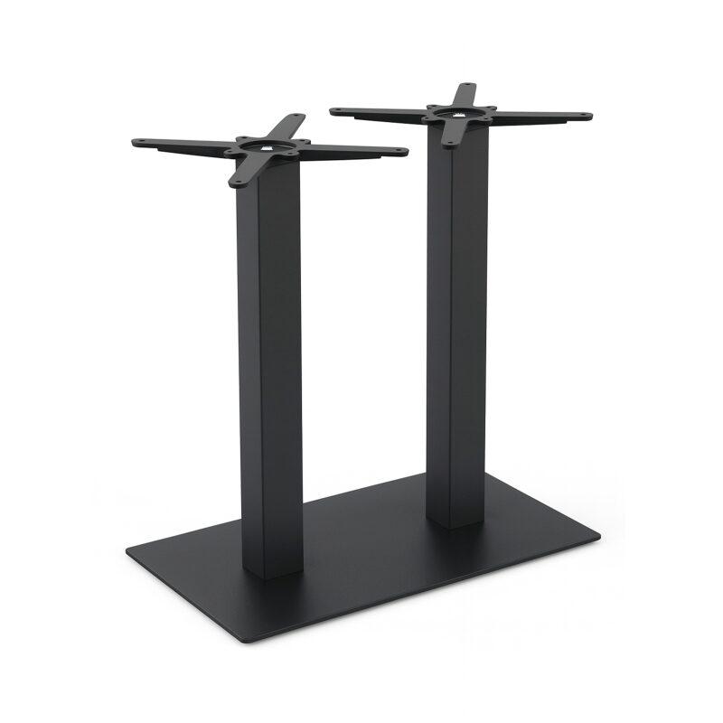 Gamba da tavolo doppia in metallo da 72 cm
