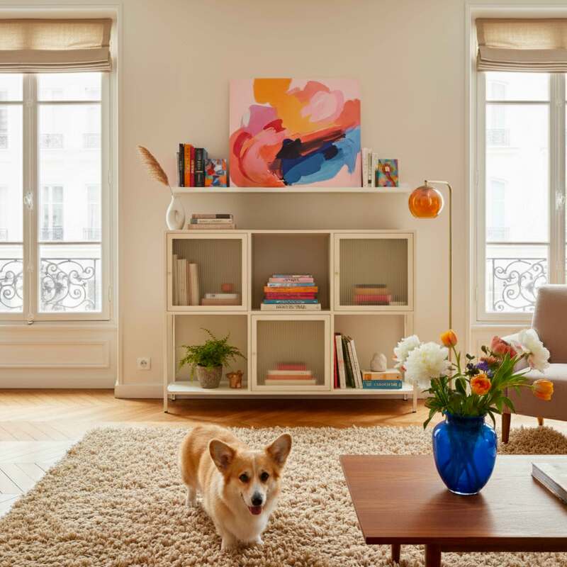 Buffet in metallo 3 ante 120 cm (2/9)