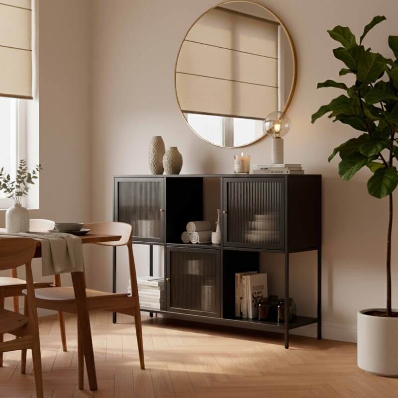 Buffet in metallo 3 ante 120 cm