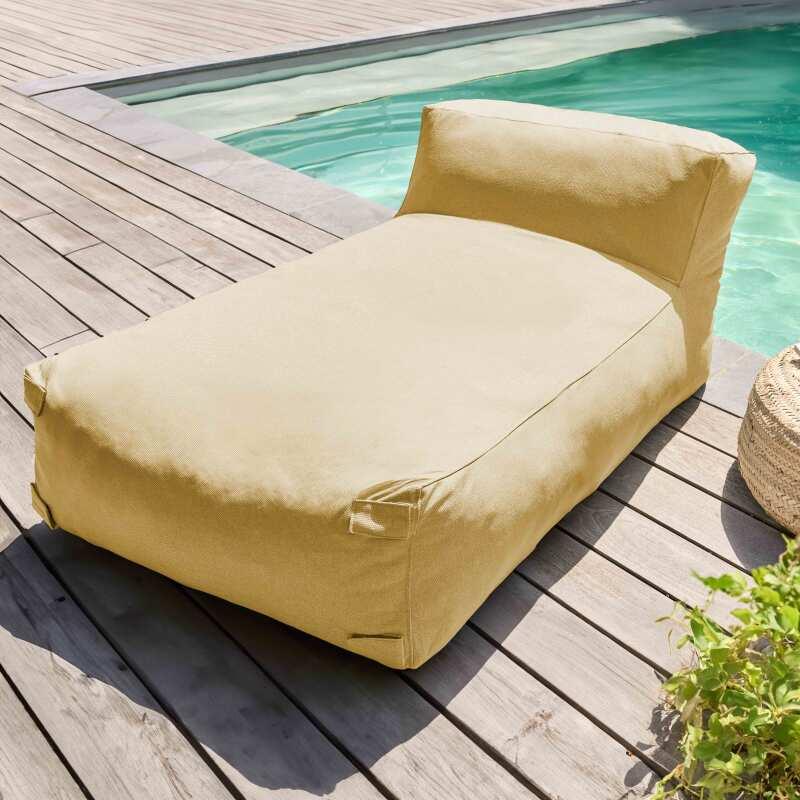 Divano modulare da esterno 4 posti con 2 poltrone, 1 poltrona angolare, 1 chaise longue e 1 pouf (3/6)
