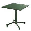 Tavolo da giardino quadrato reclinabile in metallo per 4 persone 70x70 cm