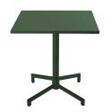 Tavolo da giardino quadrato reclinabile in metallo per 4 persone 70x70 cm