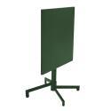 Tavolo da giardino quadrato reclinabile in metallo per 4 persone 70x70 cm
