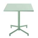Tavolo da giardino quadrato reclinabile in metallo per 4 persone 70x70 cm