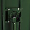 Tavolo da giardino quadrato reclinabile in metallo per 4 persone 70x70 cm