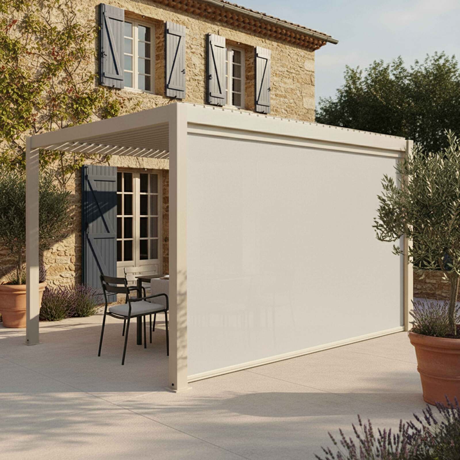 Tenda da sole per pergole bioclimatiche ATHENES e OIA