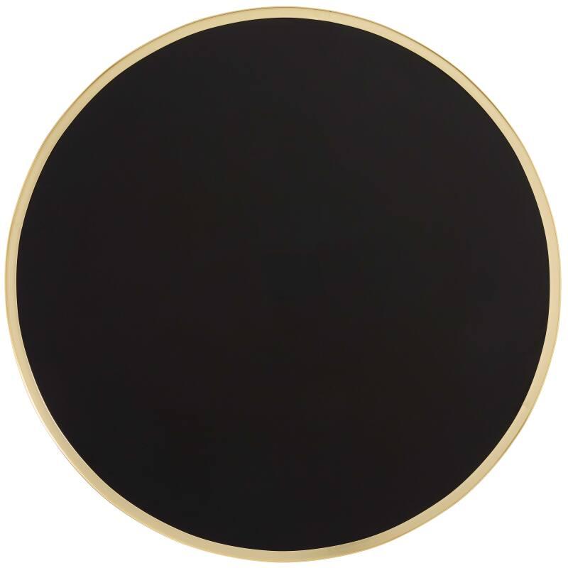 Piano tavolo in multistrato con rivestimento in laminato e bordi in alluminio ⌀60 cm (2/7)