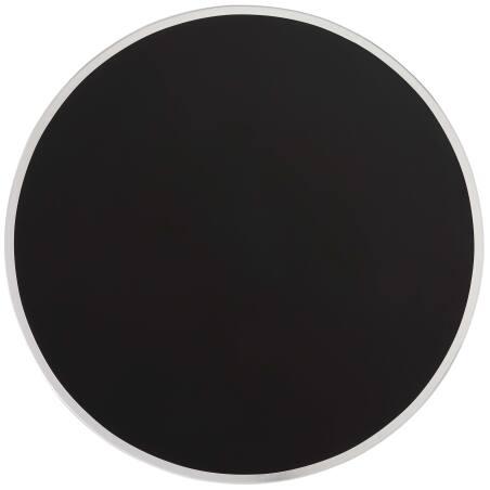 Tavolo rotondo in laminato 2 persone inclinabile con bordi in alluminio e piede in ghisa Ø60 cm (6/7)