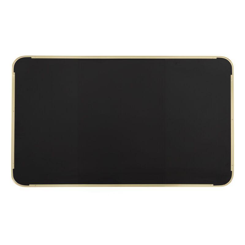 Piano del tavolo in laminato 120x60 cm con bordi in alluminio (5/6)