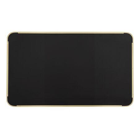 Piano del tavolo in laminato 120x60 cm con bordi in alluminio (5/6)