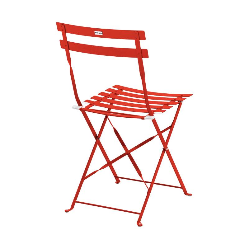 Sedie da giardino bistrot in metallo pieghevoli - Set di 2 (2/5)