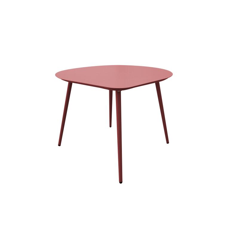 Tavolini piccoli impilabili da esterno rotondi in metallo 58x50x34 cm e 40x35x28 cm (6/7)