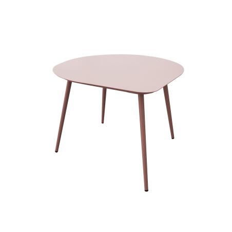 Tavolini piccoli impilabili da esterno rotondi in metallo 58x50x34 cm e 40x35x28 cm (3/7)