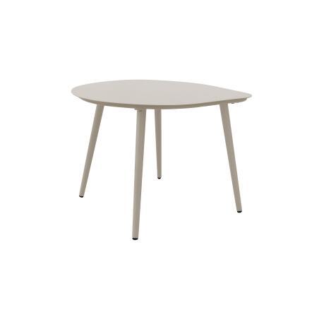 Tavolini piccoli impilabili da esterno rotondi in metallo 58x50x34 cm e 40x35x28 cm (6/7)