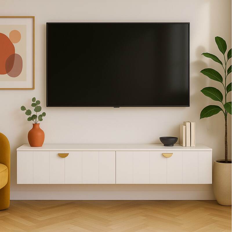 Mobile TV sospeso 160 cm stile moderno (2/6)