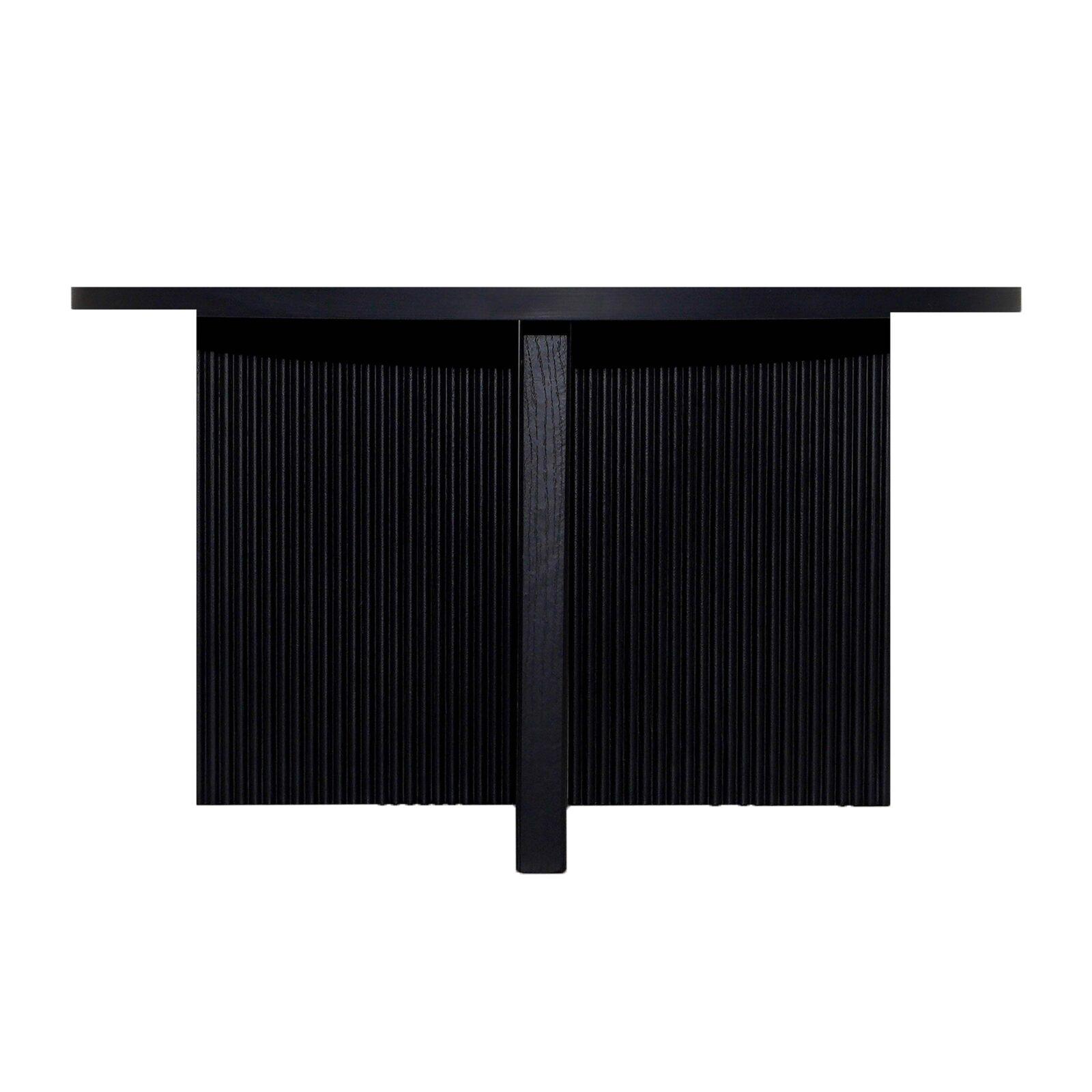 Tavolino da salotto effetto legno rotondo  Ø80 x 45 cm