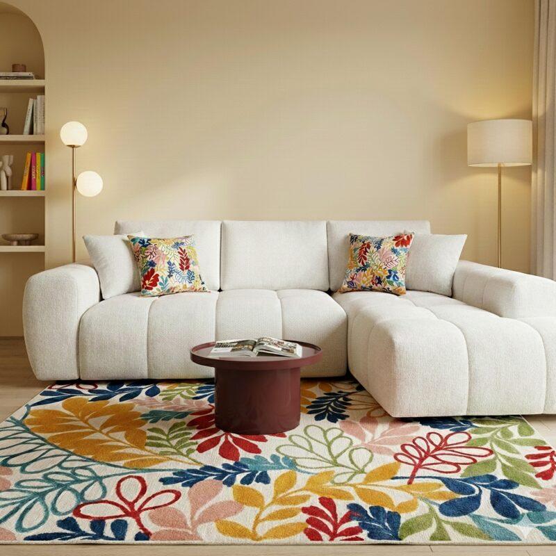 Tavolino da salotto effetto laccato rotondo Ø50 cm (2/4)