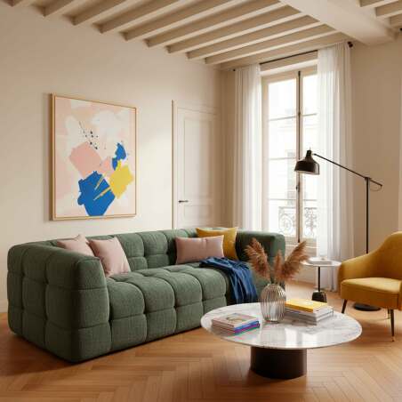 Divano 3 posti in tessuto