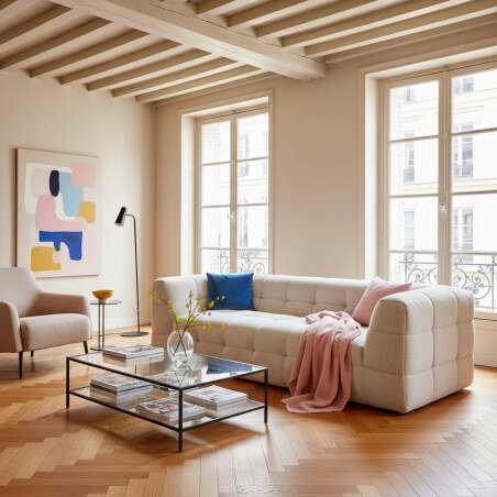 Divano 3 posti in tessuto