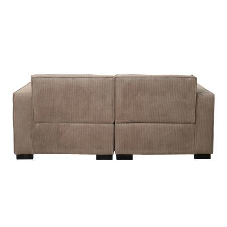 Divano 2 posti in velluto a coste con cuscini (4/6)