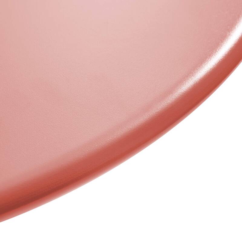 Tavolo da giardino bistrot rotonda inclnabile in metallo con piede incassato 70x70 cm e 2 sedie (3/8)