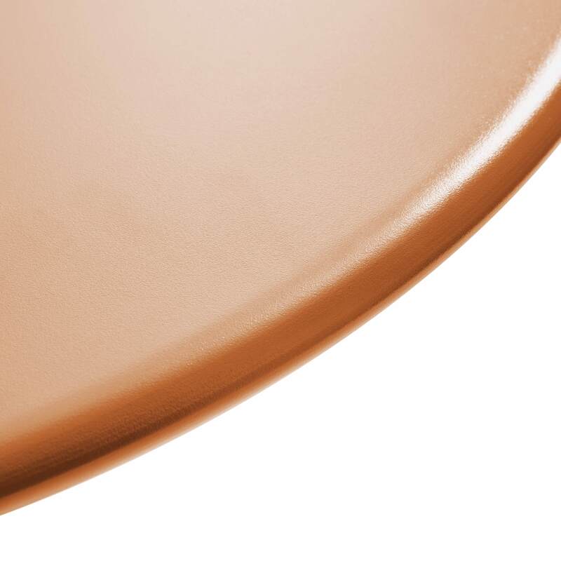 Tavolo da giardino bistrot rotonda inclinabile in metallo con piede incassato 70x70 cm e 2 sedie con braccioli (4/8)