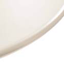 Tavolo da giardino bistrot rotonda inclinabile in metallo con piede incassato 70x70 cm e 2 sedie con braccioli